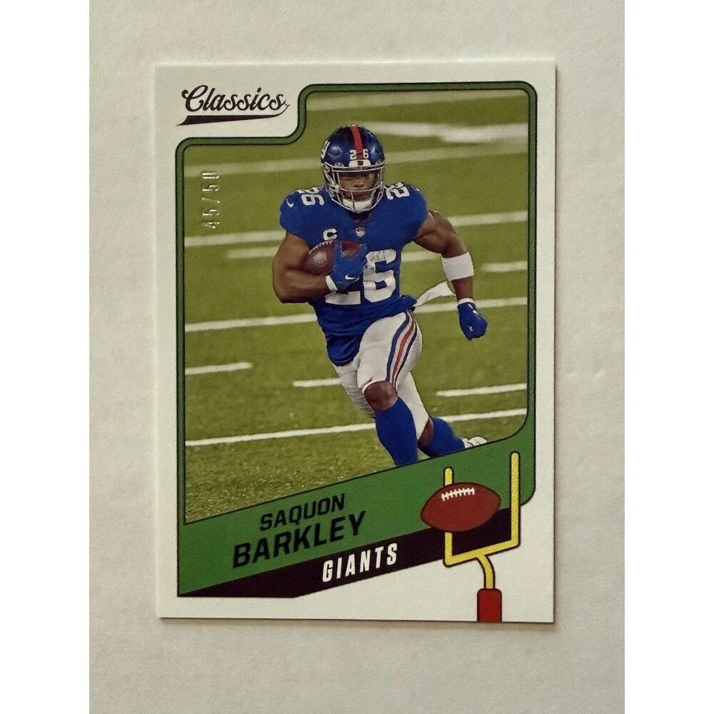 2021 Panini Classics - Saquon Barkley #54 Green Back /50